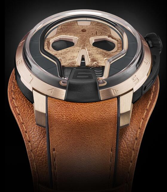 HYT S48-DG-57-NF-LM SKULL 48.8 MM Replica watch